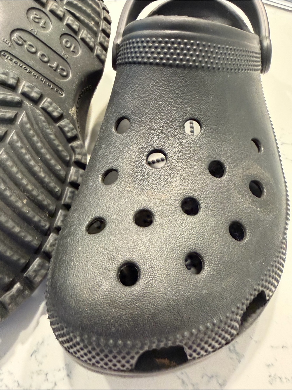 Classic Crocs Black Slip-On Clog - Picture 3 of 3